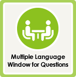 Multiple Language Window for Questions